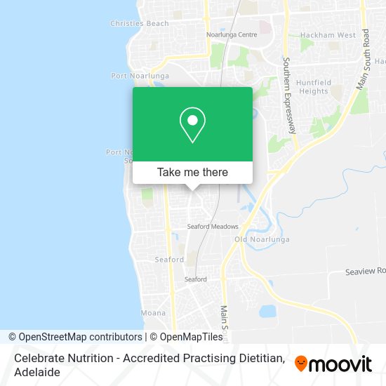 Celebrate Nutrition - Accredited Practising Dietitian map