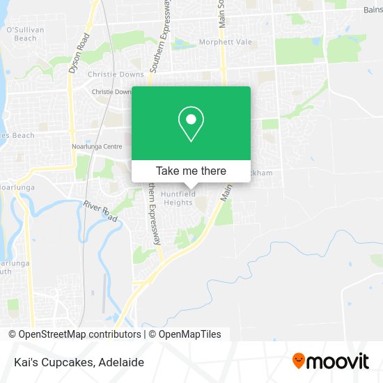 Kai's Cupcakes map