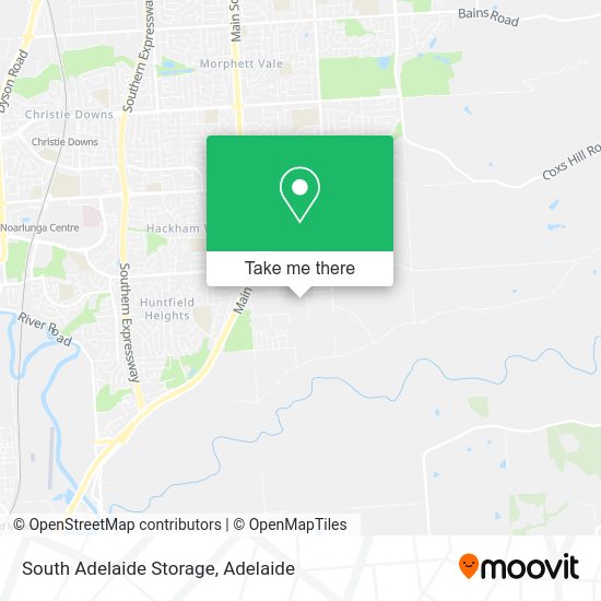 South Adelaide Storage map