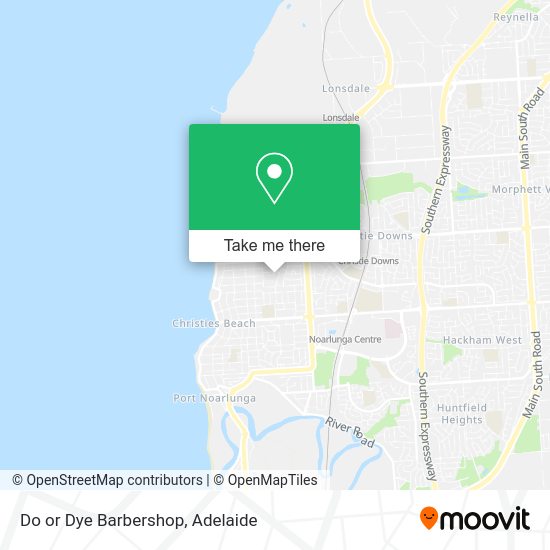 Do or Dye Barbershop map
