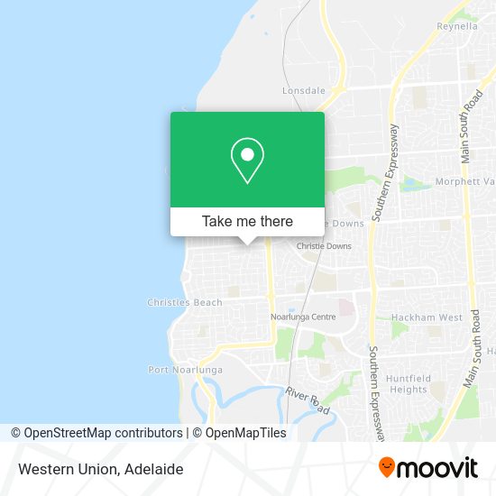 Western Union map
