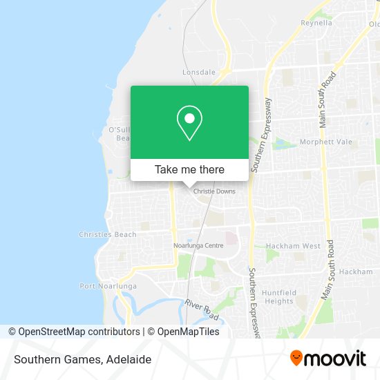 Southern Games map