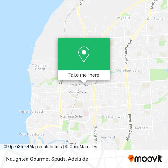 Naughtea Gourmet Spuds map