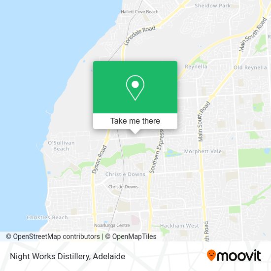 Night Works Distillery map