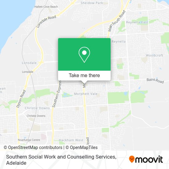 Southern Social Work and Counselling Services map