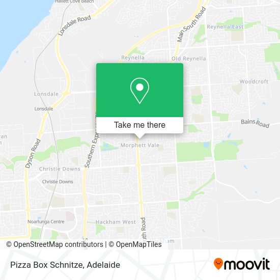 Pizza Box Schnitze map