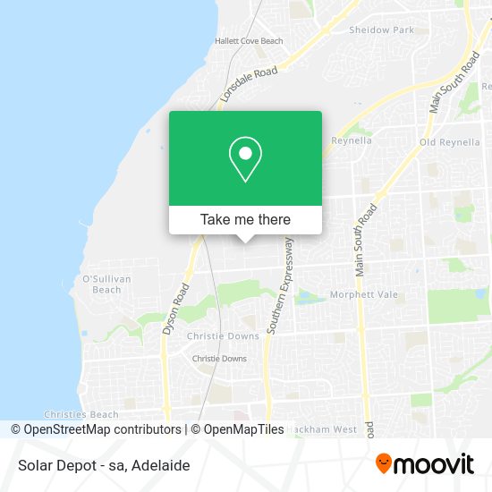 Solar Depot - sa map
