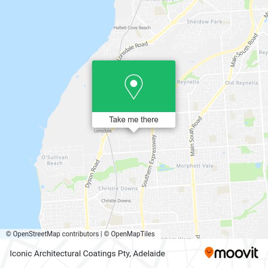 Iconic Architectural Coatings Pty map