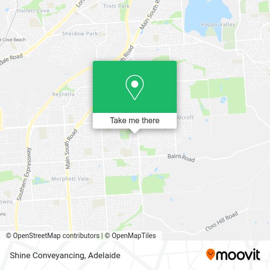 Shine Conveyancing map