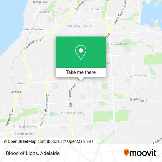 Blood of Lions map