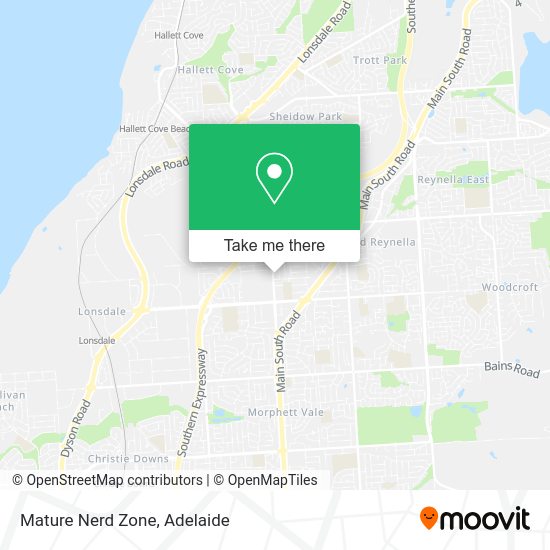 Mature Nerd Zone map