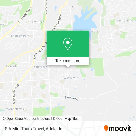 S A Mini Tours Travel map