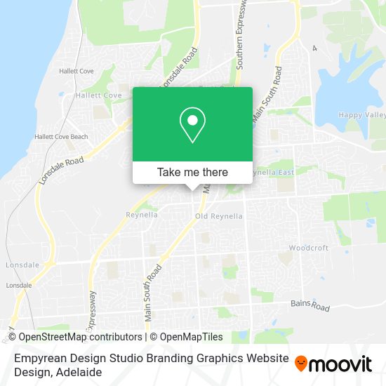 Empyrean Design Studio Branding Graphics Website Design map