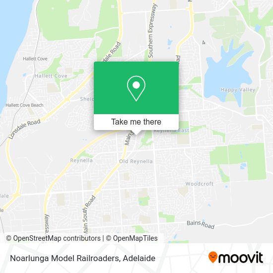 Noarlunga Model Railroaders map