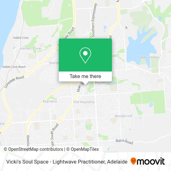 Vicki's Soul Space - Lightwave Practitioner map