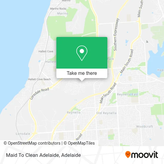 Mapa Maid To Clean Adelaide