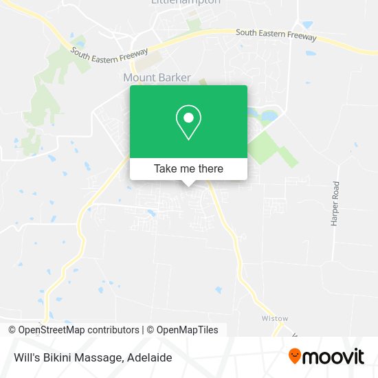 Will's Bikini Massage map