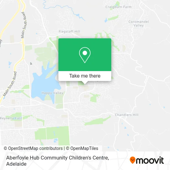 Mapa Aberfoyle Hub Community Children's Centre