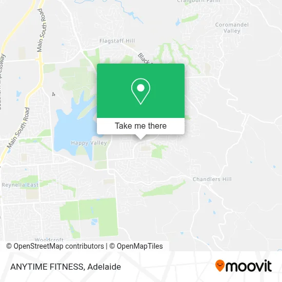 Mapa ANYTIME FITNESS