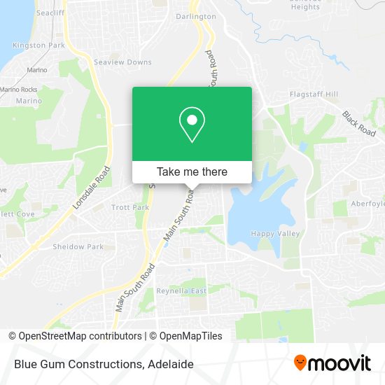 Blue Gum Constructions map