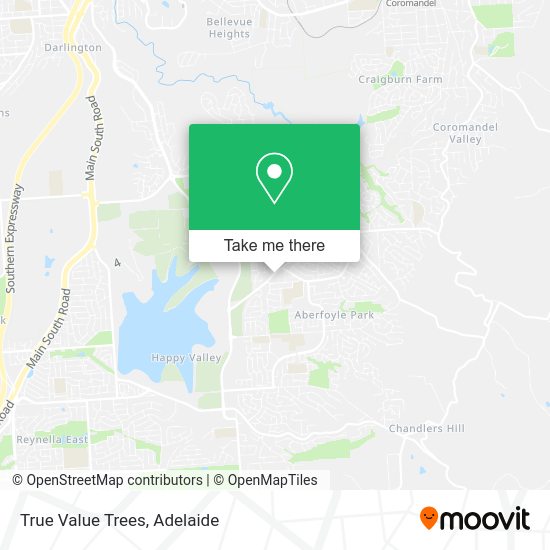 True Value Trees map