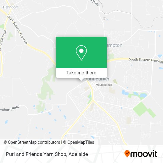 Purl and Friends Yarn Shop map