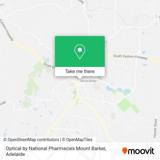 Optical by National Pharmacies Mount Barker map