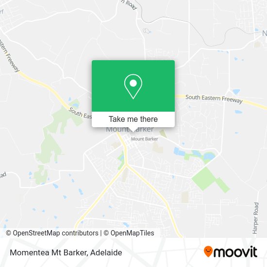Momentea Mt Barker map