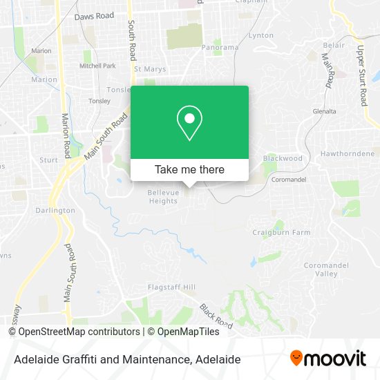 Adelaide Graffiti and Maintenance map