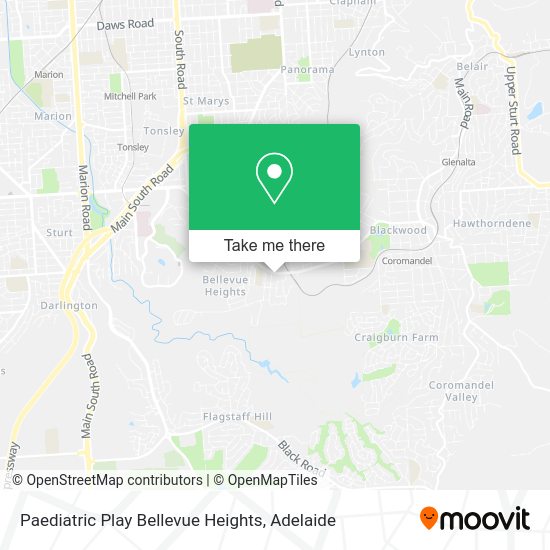 Paediatric Play Bellevue Heights map