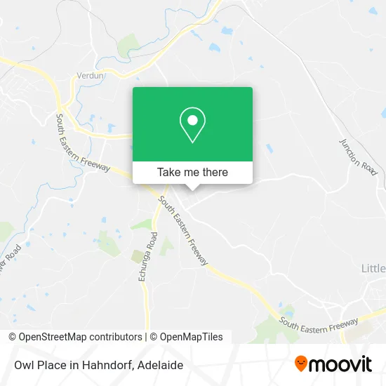 Owl Place in Hahndorf map