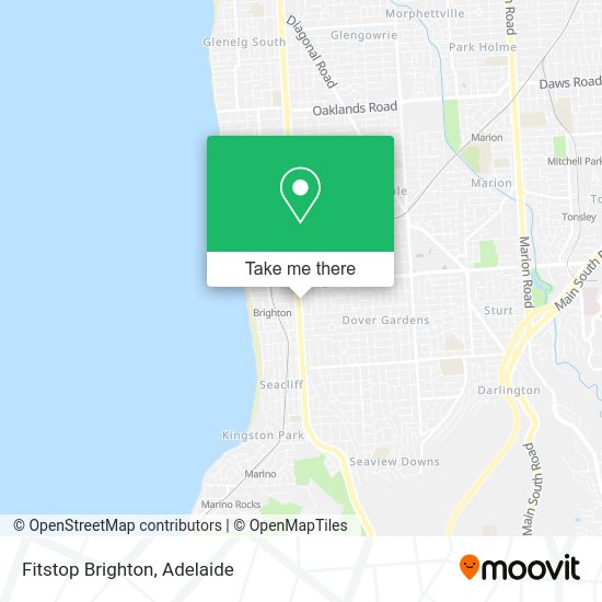 Fitstop Brighton map