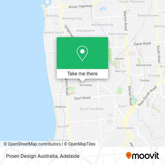 Proen Design Australia map
