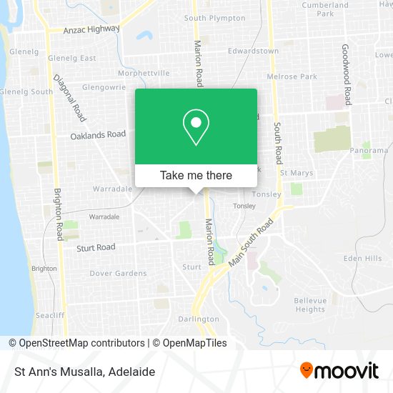St Ann's Musalla map