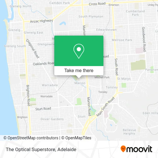 Mapa The Optical Superstore