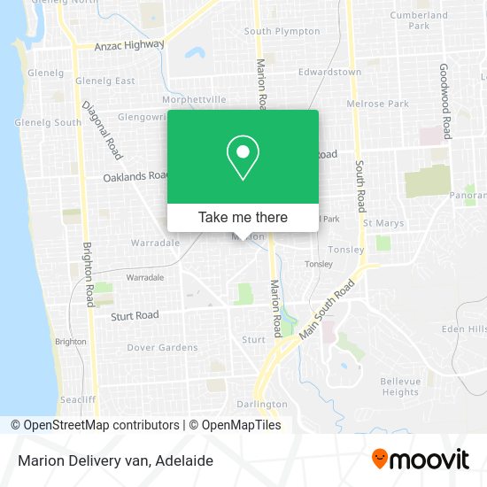 Marion Delivery van map