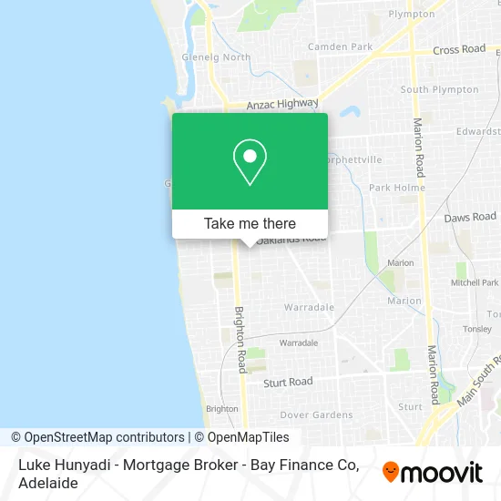 Luke Hunyadi - Mortgage Broker - Bay Finance Co map