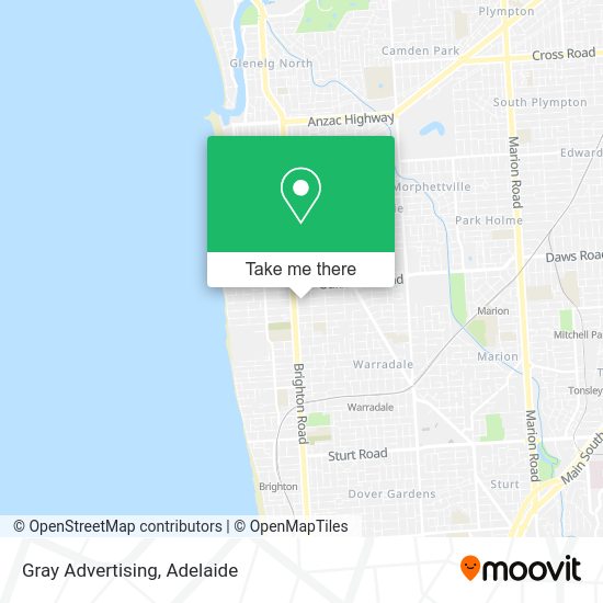 Gray Advertising map