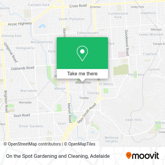 On the Spot Gardening and Cleaning map