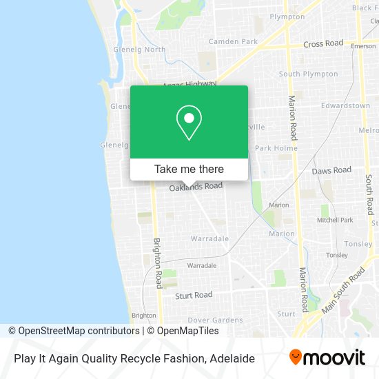 Play It Again Quality Recycle Fashion map