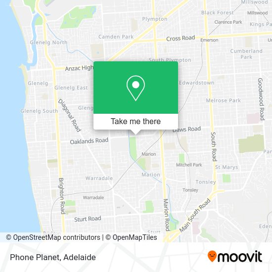 Phone Planet map