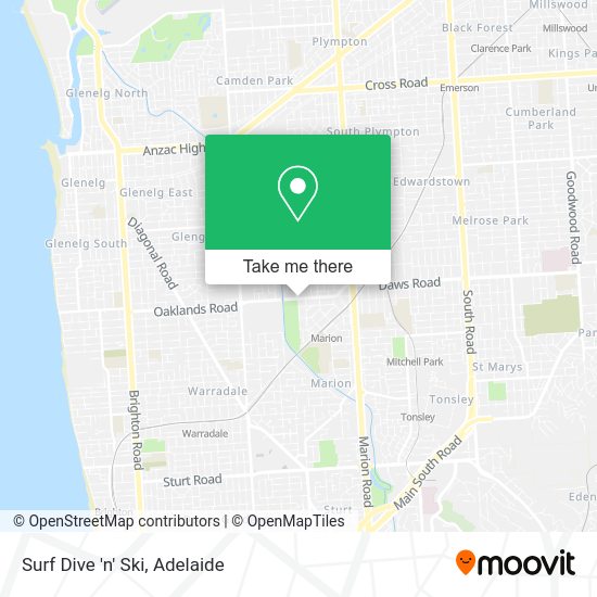 Surf Dive 'n' Ski map