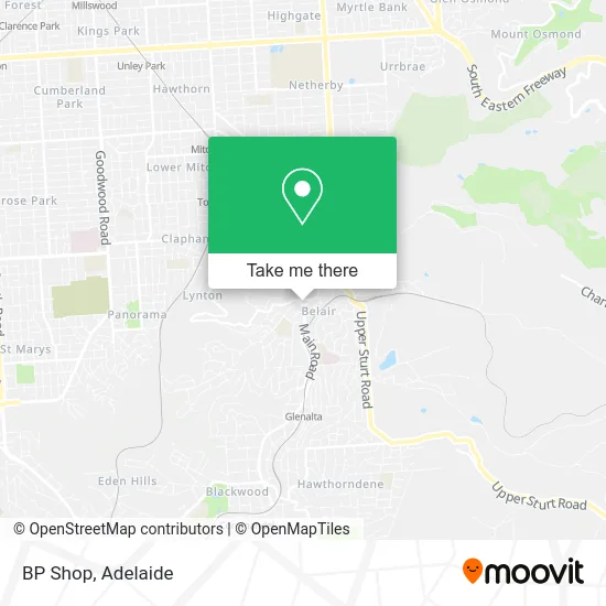 BP Shop map