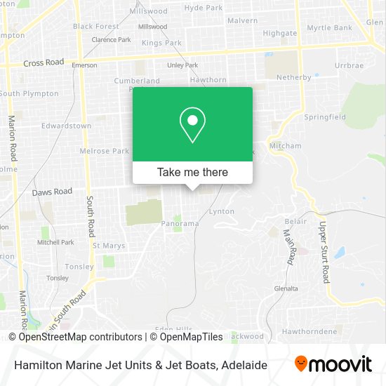 Hamilton Marine Jet Units & Jet Boats map
