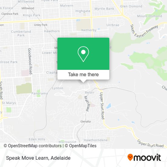 Speak Move Learn map