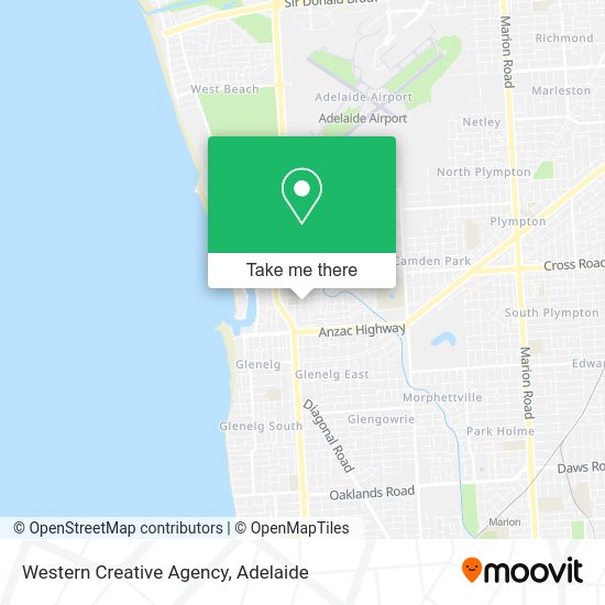 Western Creative Agency map