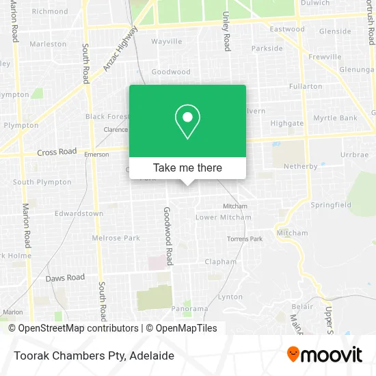 Mapa Toorak Chambers Pty