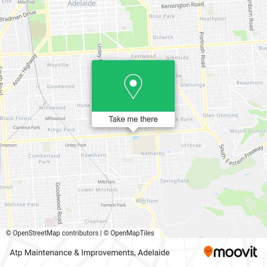 Atp Maintenance & Improvements map