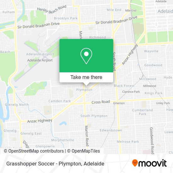 Grasshopper Soccer - Plympton map