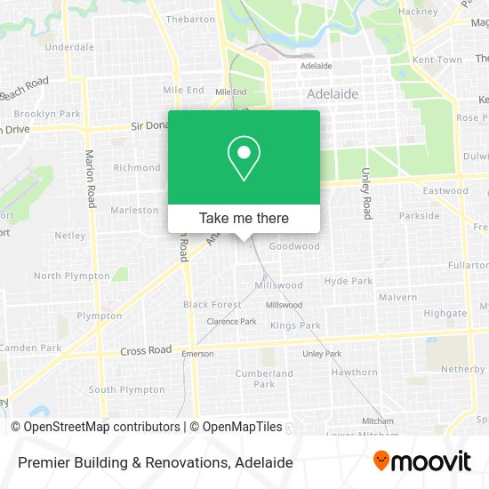 Premier Building & Renovations map